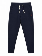 Boy's Polo Ralph Lauren Sweatpants Size XL 18-20 Navy Blue Joggers Red Logo
