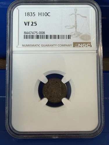1835-P Capped Bust Half Dime — photo from another recent sale