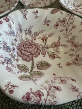 Vintage Johnson Bros. Rose Chintz Cereal Bowls Made In England Set of 4