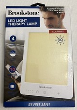 Brookstone LED Light Therapy Lamp Max Brightness 10,000 LUX/10W Power NIB