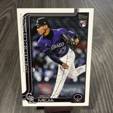 2025 Topps Update Series Juan Mejia #US285 Rookie Card Colorado Rockies