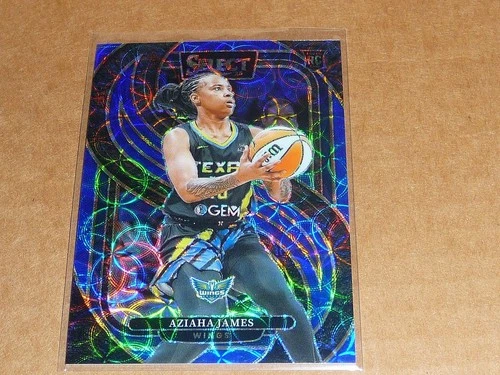 2025 Panini Select WNBA AZIAHA JAMES BLUE SCOPE PRIZM WINGS 159/199 #174