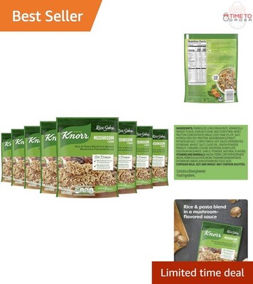 Rice Sides Mushroom Rice Pack of 8, 5.5 oz, Quick & Flavorful Side Dish