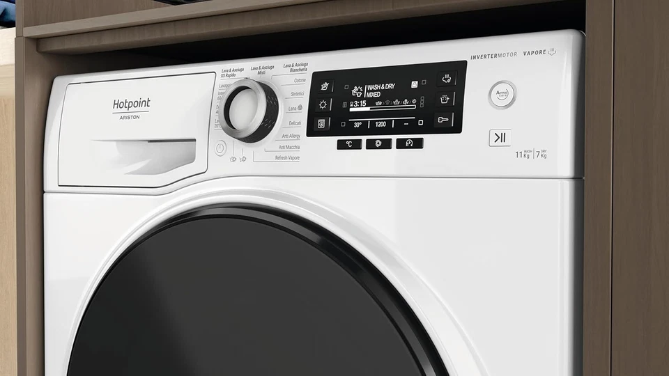 NDD 11726 DA IT – Lavasciuga 11 Kg, Carica Frontale, Libera Installazione, 1400  - Immagine 2 di 4