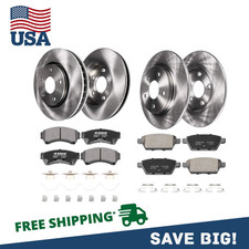 Front And Rear Brake Rotorspads Kit Fits Ford Fusion Lincoln Mkz Mazda 6 Front And Rear Brake Rotorspads Kit Fits Ford Fusion Lincoln Mkz Mazda 6