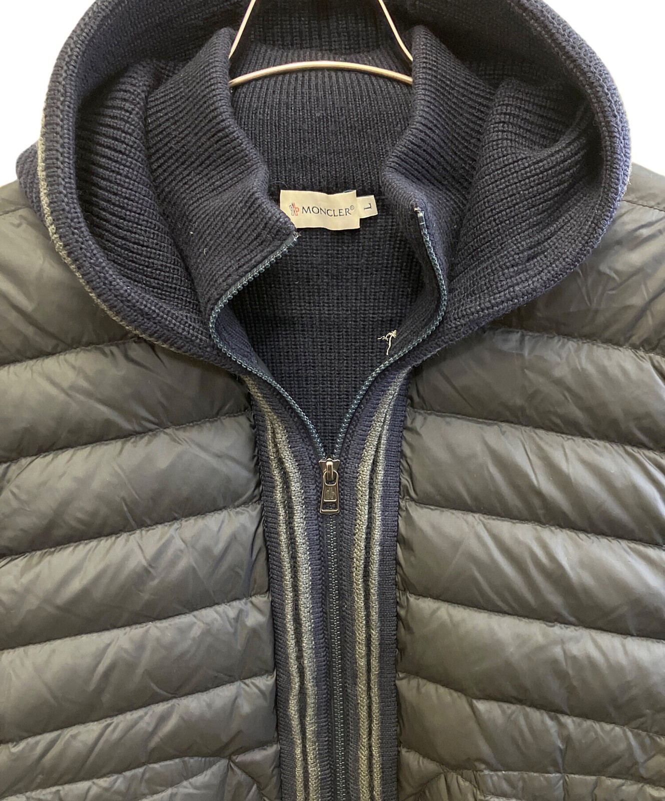 MONCLER/Down jacket Black x Navy Size: L thumbnail 5