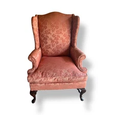 Hickory Vintage Upholstered Wingback Chair