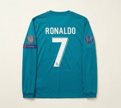 Real Madrid Third 2017/2018 Ronaldo #7 Champions League Football