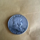 1959 Franklin Half Dollar 50C Silver Coin .900 Fineness Uncertified Collectible