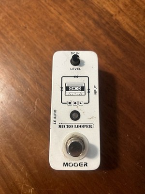 Mooer Micro Looper 30 minute Loop Recording Guitar Effects Pedal Tested Works!