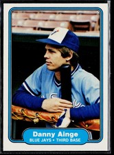 Danny Ainge - 1982 Fleer #608 - Toronto Blue Jays