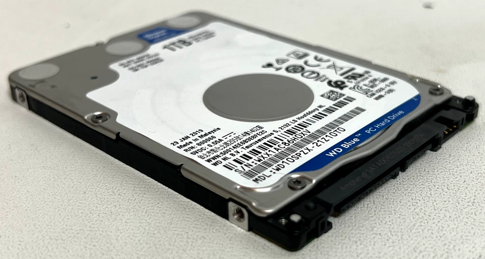 WESTERN DIGITAL WD10SPZX 1TB 2.5" 128MB SATA HDD Hard drive laptop - Image 3 of 4