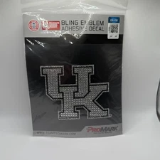 Team ProMark Official NCAA University Of Kentucky Bling Emblem Decal "5x4" Nip