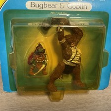 1983 LJN Advanced Dungeons & Dragons BUGBEAR & GOBLIN Monster SEALED moc AD&D