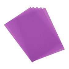 5 Pcs Shrink Plastic Sheets, 8x12 Inch Shrink Films Paper, Purple