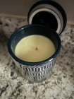 Blue White Patterned Ceramic Jar Candle with Lid Single Wick 2 cans candle  — photo 1