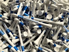 100 New 3 1/4" Wood PTS Pride Professional Tee System Golf Tees 3.25" Wholesale
