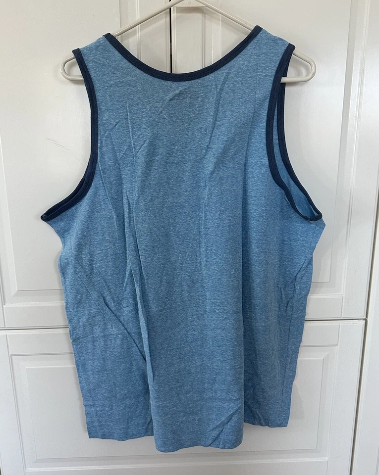 Jaws Men's  Tank Top Graphic Print Great White Shark Horror Genre Size XL - Image 4 of 4