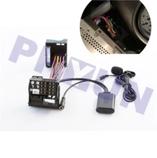 Aux Bluetooth Adapter+Microphone Cable For BMW X5 X3 Z4 E83 E85 E86 E39 E53 USA