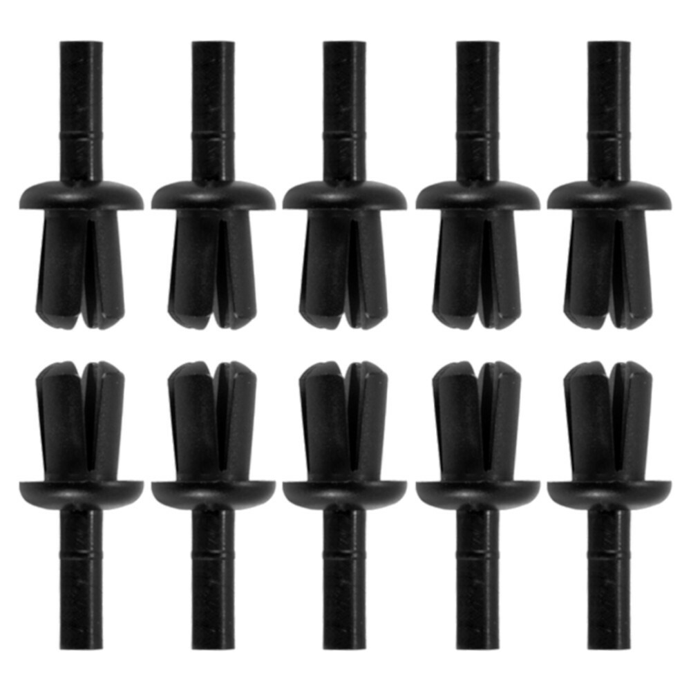 10x Plastic push pin expansion rivet trim clips screw panel fasteners interior eBay