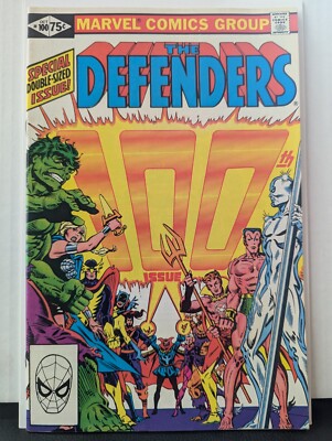The Defenders #100 (Marvel  1981)  Hulk Dr.Strange, Silver Surfer, Dbl Issue