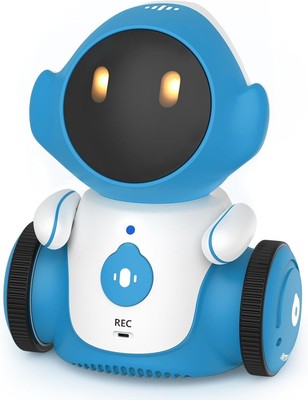 GILOBABY Robot Toys, Rechargeable Smart Talking Robots for Kids, Blue 