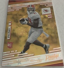 2021 Panini Prestige Football Cornell Powell Kansas City Chiefs Astral Stars RC