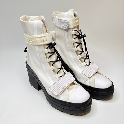 CONVERSE Chuck Taylor All Star GR 82 XX-Hi White Black Boots Womens Size 8