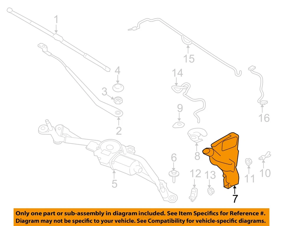 Used Washer Fluid Reservoir fits: 2020 Jaguar F-pace w/headlamp washers Grade A - Image 3 of 4