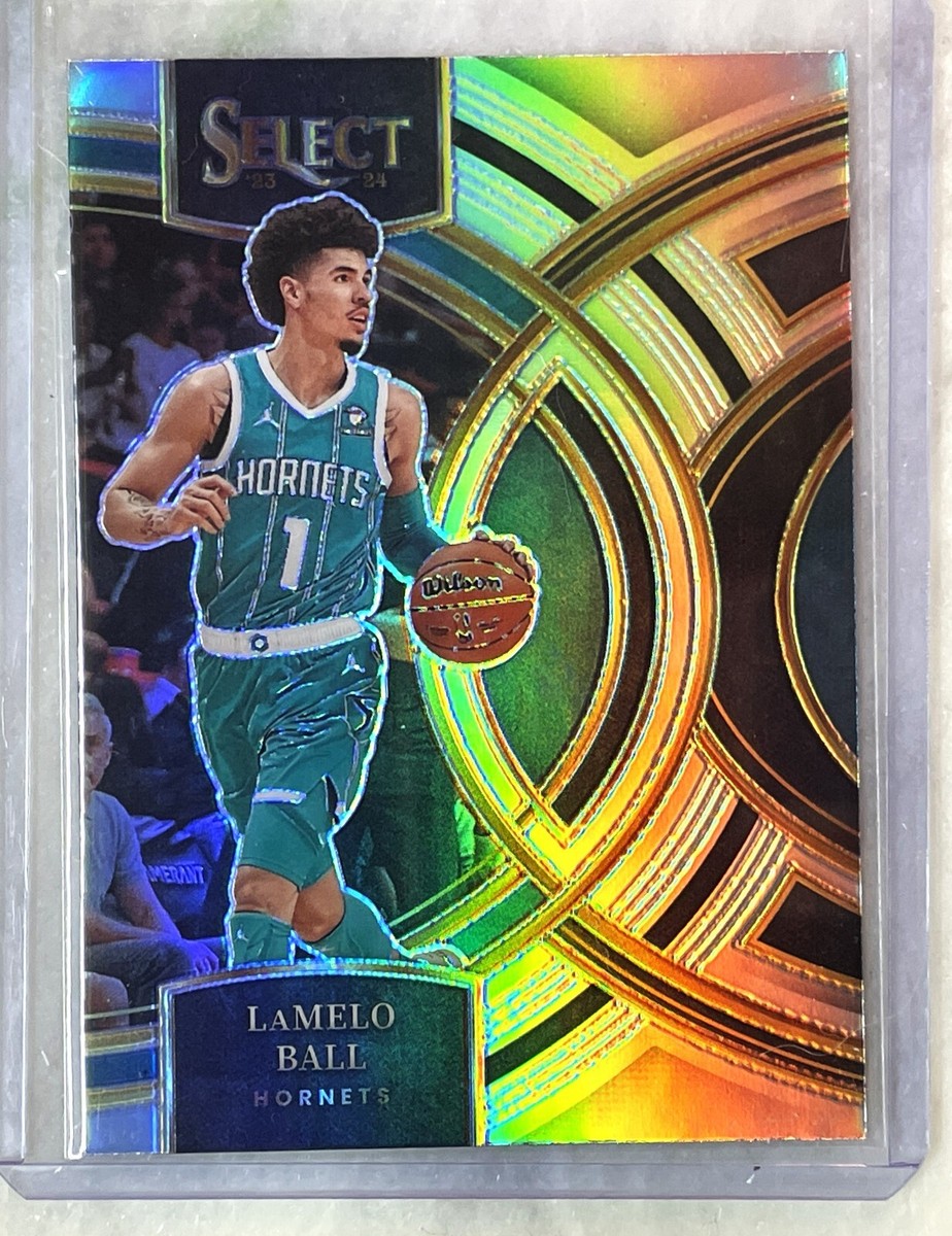 2023-24 Panini Select LaMelo Ball Premier Silver Prizm -#148 2023-24 Panini Select LaMelo Ball Premier Silver Prizm -#148