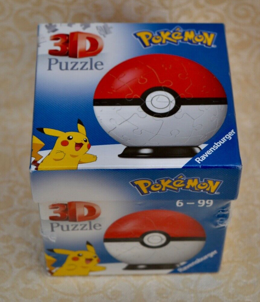 RAVENSBURGER POKEMON POKEBALL - 3D Jigsaw Puzzle Ball for Kids Age 6+ - NEW!