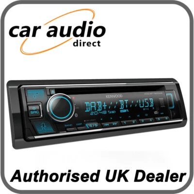 Kenwood KDC-BT760DAB CD/MP3/USB/DAB+ Bluetooth Alexa + Free DAB Aerial