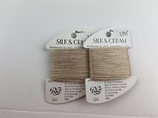 Rainbow Gallery Silk And Cream Thread BG43 Tan Thread Lot Of 2 Discontinued