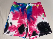 MENS NEFF TIE DYE HOT TUB SWIM DRAWSTRING BOARD SHORTS SIZE LARGE NWOT