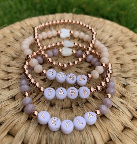 Custom Name Personalise Bracelet, Customise Bracelet, Initial Bracelet, Name Bra - Picture 6 of 7