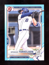 2021 Bowman Spencer Torkelson BD-20 Sky Blue Border Paper Prospect #/499 Tigers