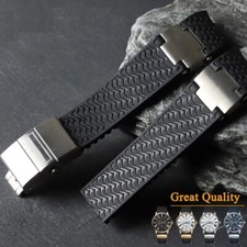 Cinturino orologio estremità curva adatto per Ulysse Nardin UN 263 Diver Marine cinturino impermeabile