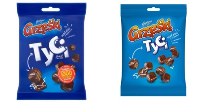 GRZESKI TYCI - GOPLANA - 140G - SMALL WAFFERS MELTED IN CHOCOLATE FROM POLAND