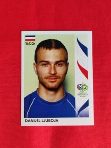 POSTER ONZE MONDIAL - DANIJEL LJUBOJA PSG - PEGUY LUYINDULA LYON