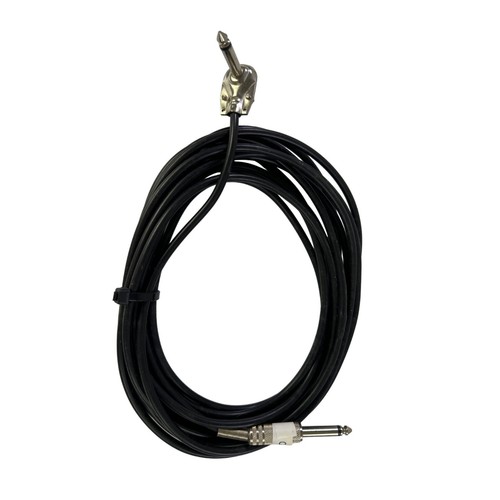 Unbranded 20ft Instrument Cable 1/4" Straight to 90 Degree 1/4" Connector #f