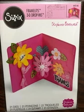 Sizzix 660140 3D Drop Ins Stephanie Barnard Die Set*New