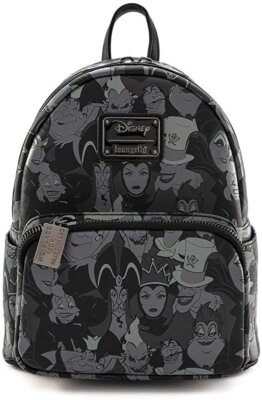 Loungefly Disney Villains Debossed Backpack NWT Loungefly Disney Villains Debossed Mini Backpack for sale  main image 3