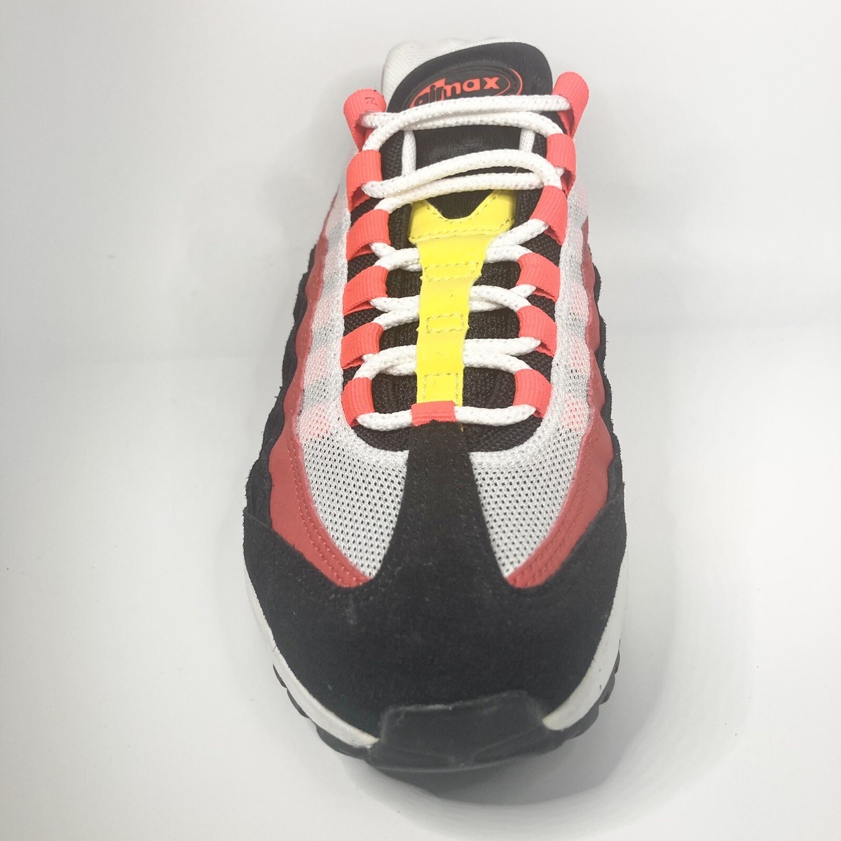 靴 airmax 95 T9865-101 Nike Air Max 95 Essential White Black Yellow Red AT9865-101