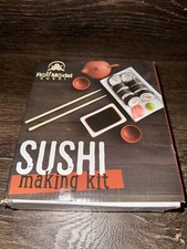Roll Model Sushi Making Kit Sushi Kit For The Perfect Roll Recipe Book Open Box