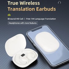 Real Time Translator Earphones 144 Languages Support Free Talk BUN