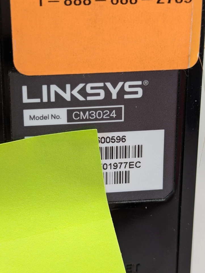 Linksys NEW CM3024 ‎24x8 Cable Modem DOCSIS 3.0 960 Mbps Works - Image 3 of 3