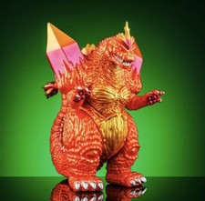 MONDO Super SPACEGODZILLA Exclusive Sofubi Vinyl Kaiju Figure ORANGE RARE
