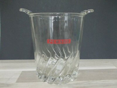 2 Glasses Objects Pernod Fils Annisette Product Official + Ice Bucket