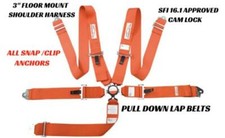 RALLY 5 POINT CAM LOCK HARNESS SNAP / CLIP IN...