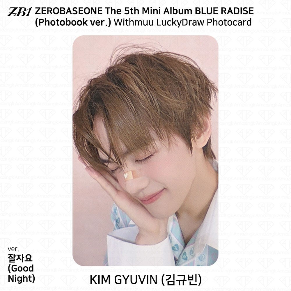 ZEROBASEONE ZB1 5th Mini Album Blue Paradise Withmuu Luckydraw